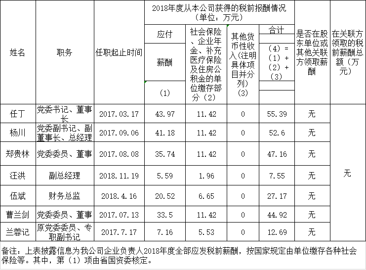 Z6人生就是博负责人2018年度薪酬情况