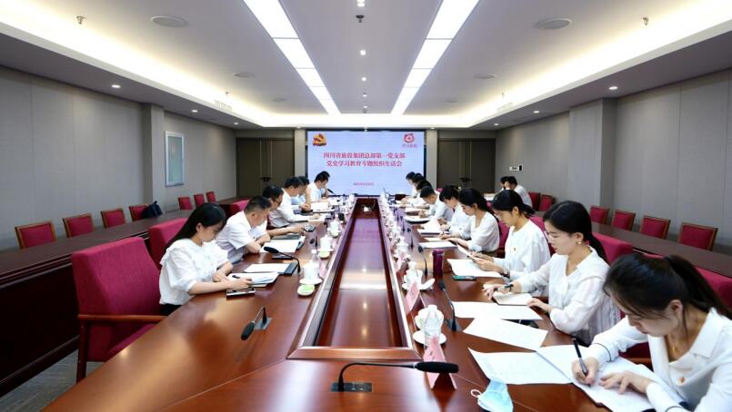 Z6人生就是博集团党委书记、董事长任丁参加总部第一党支部党史学习教育专题组织生活会