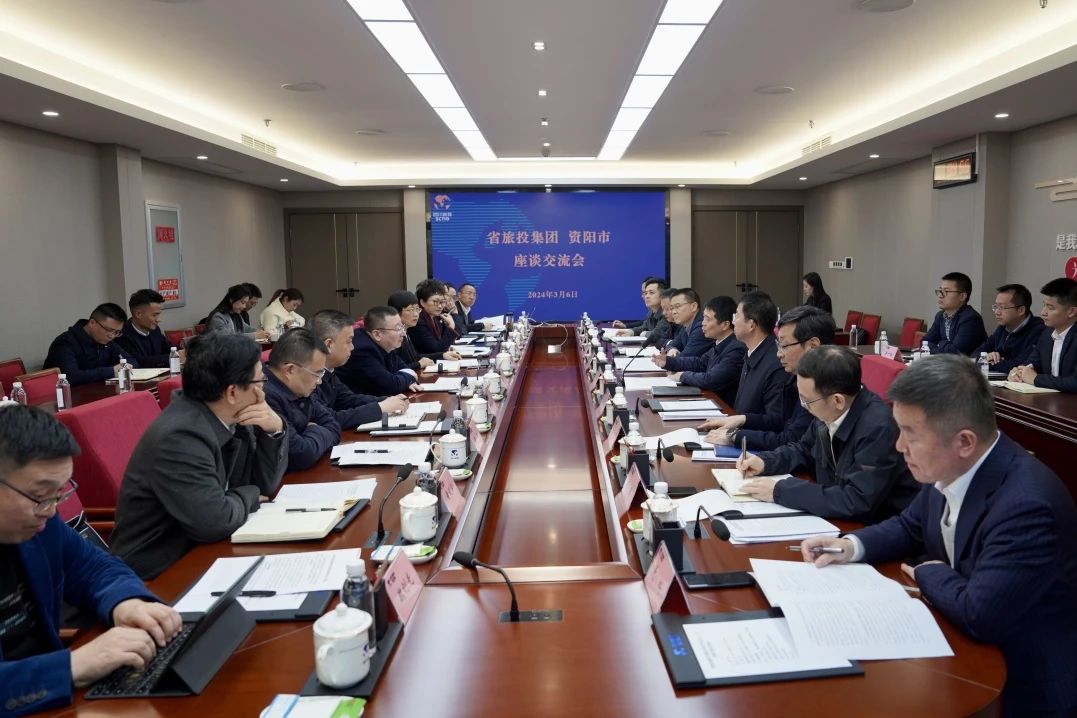 省Z6人生就是博集团与资阳市委举行座谈交流会